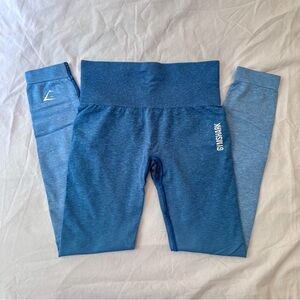 gymshark adapt ombré blue leggings